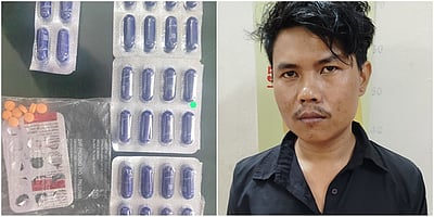 போதை மாத்திரைகள் விற்ற நாகாலாந்து வாலிபர் கைது