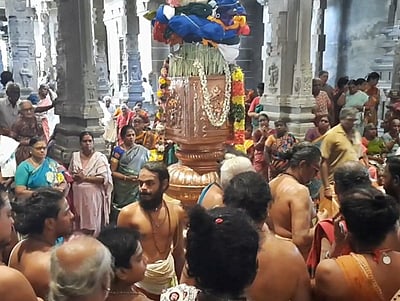 ஐயாறப்பர் ஆலயத்தில் ஆடிப்பூர பெருவிழா கொடியேற்றம்!