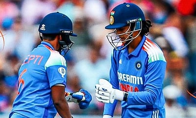 2-வது ஒருநாள்: இங்கிலாந்துக்கு 144 ரன்கள் இலக்கு நிர்ணயித்த இந்தியா!