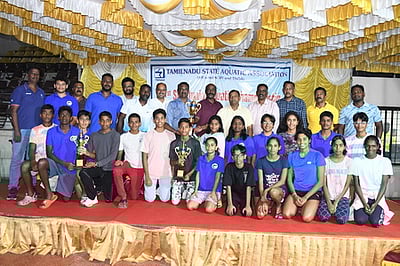 மாநில ஜூனியா் நீச்சல்: எஸ்டிஏடி சென்னை அணி சாம்பியன்