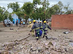 பாப்பாரப்பட்டியில் பட்டாசு குடோனில் வெடி விபத்து: தொழிலாளி காயம்