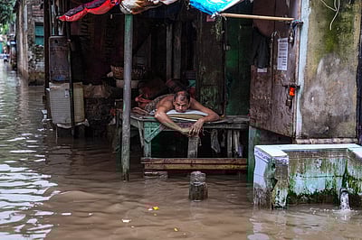 கொல்கத்தாவில் கனமழை - புகைப்படங்கள்