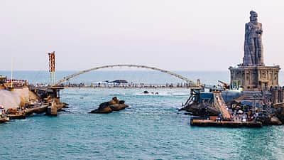 குமரி கண்ணாடி பாலம் விரிசல் சரிசெய்யப்பட்டது: அமைச்சர் எ.வ.வேலு 