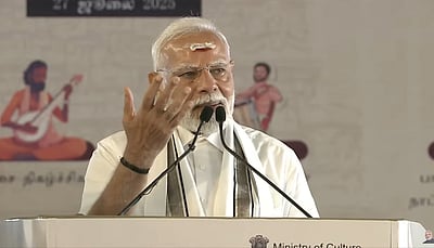 ராஜராஜனுக்கும் ராஜேந்திரனுக்கும் சிலை: பிரதமர் மோடி அறிவிப்பு  