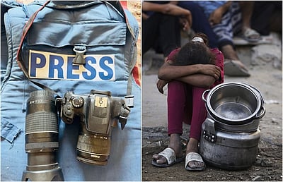 காஸாவில் கடும் பஞ்சம்! உணவுக்காக கேமராவை விற்கும் பத்திரிகையாளர்