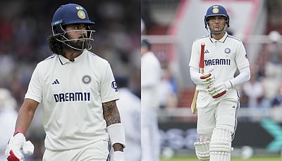 கே.எல்.ராகுல், ஷுப்மன் கில் ஆட்டமிழப்பு; போட்டி டிரா ஆகுமா?