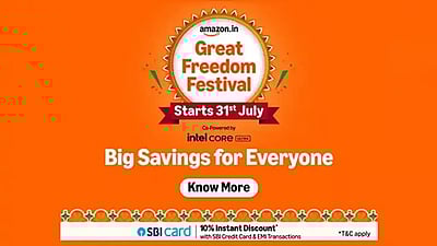 அமேசான் சுதந்திர தின சலுகை ஜூலை 31 முதல் தொடக்கம்! என்னென்ன வாங்கலாம்?