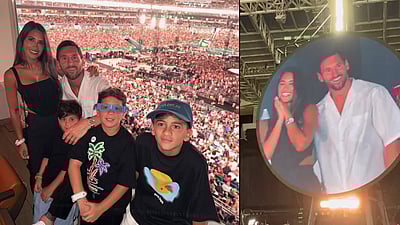 மெஸ்ஸி.. மெஸ்ஸி..! இந்த முறை கோல்டு பிளே ‘கிஸ் கேம்’மில்..!