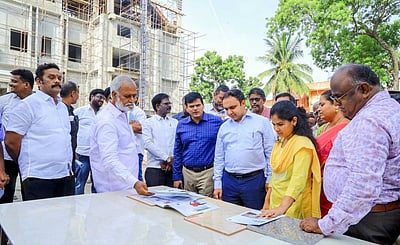 திரு.வி.க. நகா் மண்டலத்தில் அமைச்சா் சேகா்பாபு ஆய்வு 