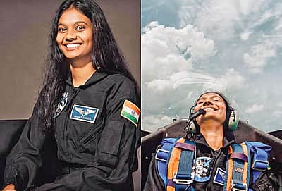 விண்வெளிப் பயணத்துக்குத் தயாராகும் இளம்பெண்...