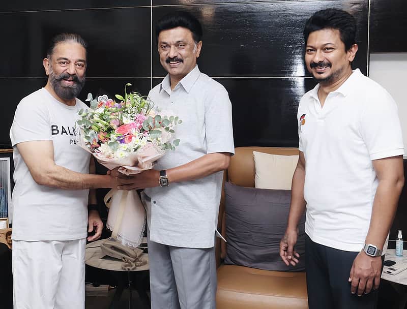 Kamal Haasan meets CM Stalin