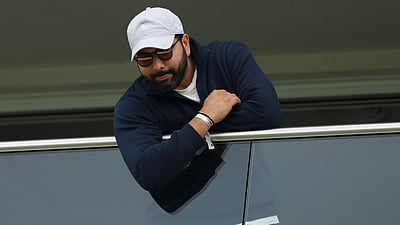 இந்தியா - இங்கிலாந்து கடைசி டெஸ்ட்டை நேரில் கண்டுகளிக்கும் ரோஹித் சர்மா! 