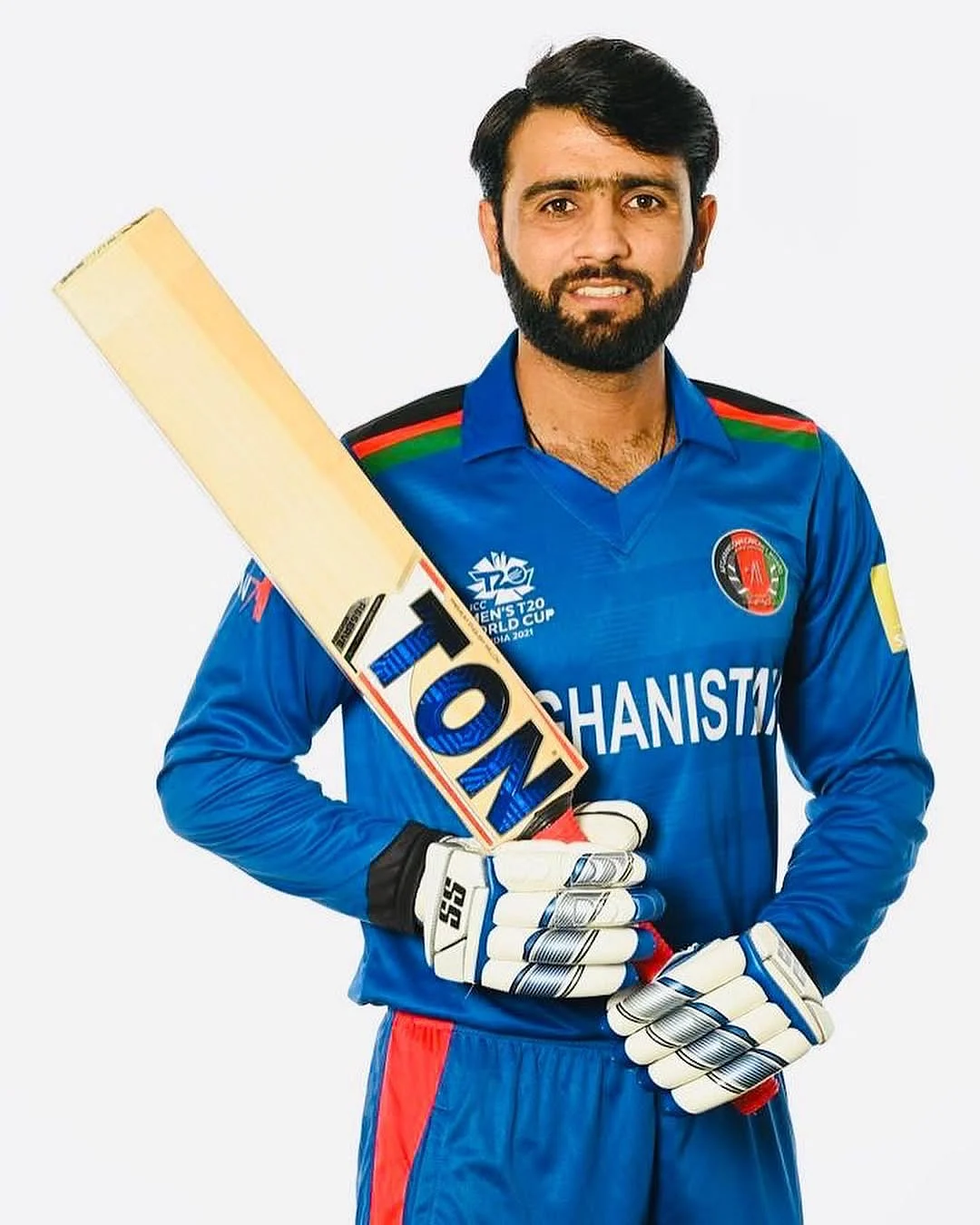 The Afghanistan batter smashed 45 runs off Will Arney in a single over