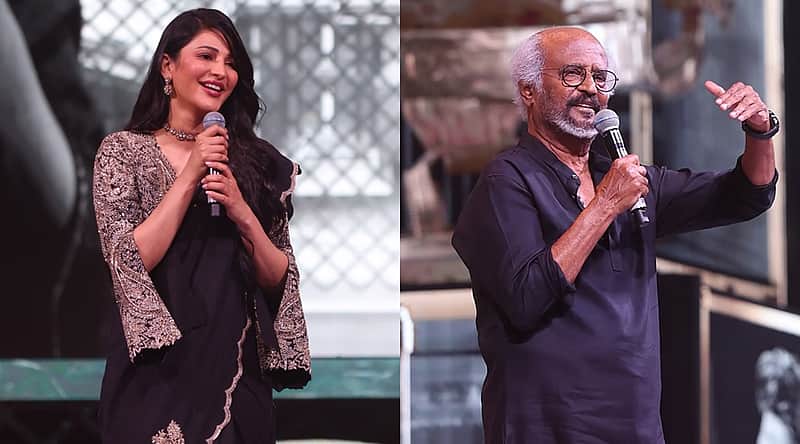 Shruti Haasan, Rajini.