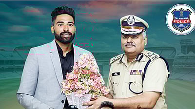 தெலங்கானாவின் பெருமை... டிஎஸ்பி சிராஜை வாழ்த்திய காவல்துறை! 