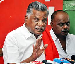 தமிழகத்தில் பலமுனைப் போட்டி இல்லை: இரா. முத்தரசன்
