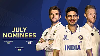 ஐசிசி ஜூலை மாத விருதுக்கான போட்டியில் 3 கேப்டன்கள்! முச்சதம் விளாசிய முல்டருக்கு கிடைக்குமா?