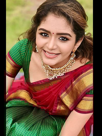 கண்டாங்கி சேலையில் அதிதி ஷங்கர்!