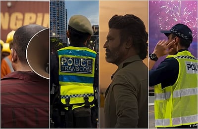 கூலி டிரெண்டில் இணைந்த சிங்கப்பூர் காவல்துறை! 