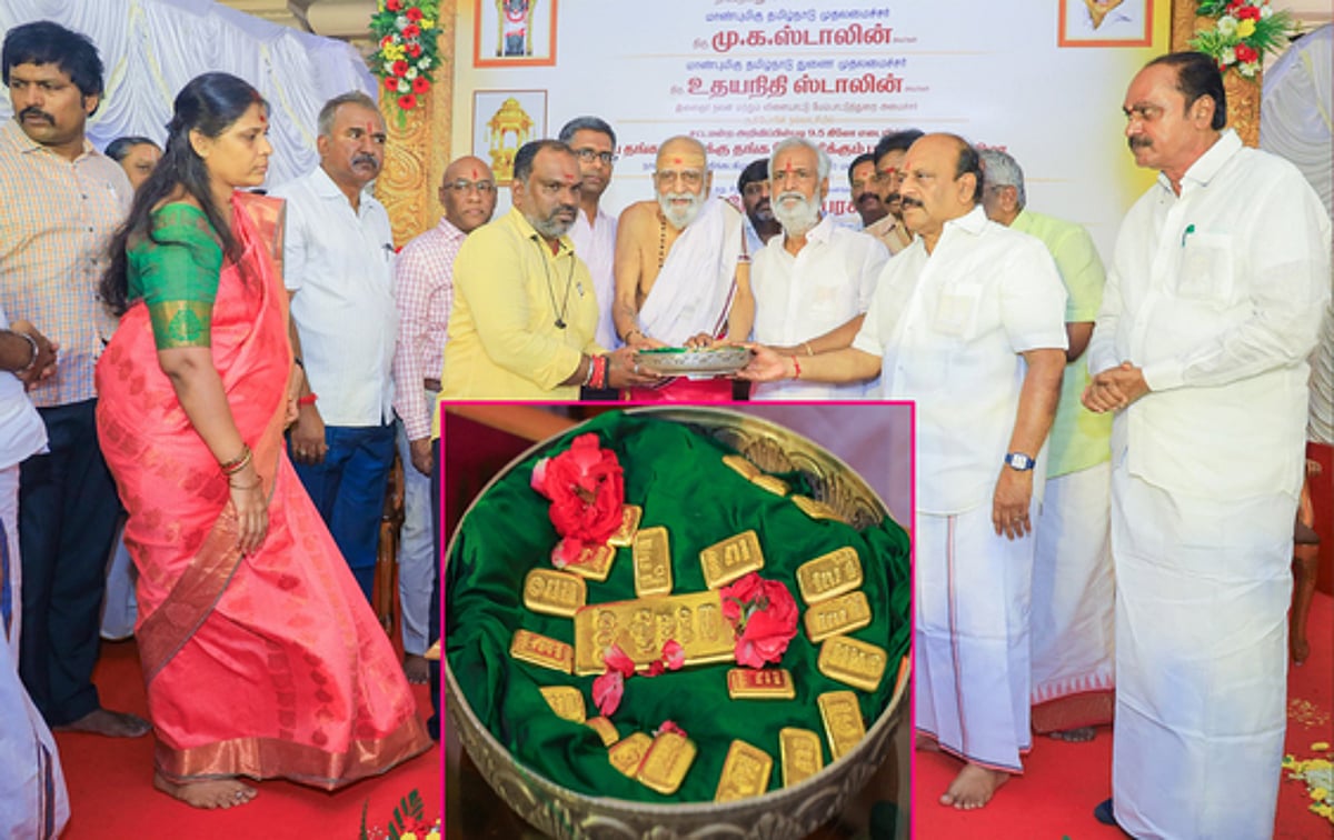 தங்க முதலீட்டுத் திட்டம்: ஆண்டுக்கு ரூ.17.76 கோடி வட்டி:
அமைச்சா் பி.கே.சேகா்பாபு