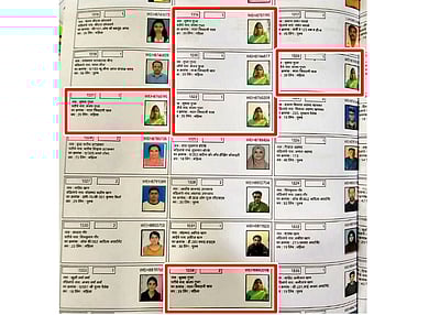 வாக்காளர் பட்டியலில் 6 முறை சுஷ்மா குப்தா பெயர்! ஆனால் ஆச்சரியம் ஒன்று!