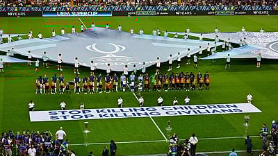 குழந்தைகளைக் கொல்வதை நிறுத்துங்கள்..! யுஇஎஃப்ஏ கண்டனம்!