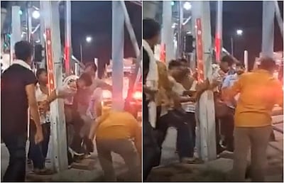 சுங்கச் சாவடியில் ராணுவ வீரரை கட்டி வைத்து அடித்த இளைஞர்கள்! 6 பேர் கைது!