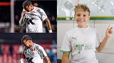 தோல்வியால் அழுத நெய்மர்... ஆசுவாசப்படுத்திய மகனின் குறுஞ்செய்தி! 