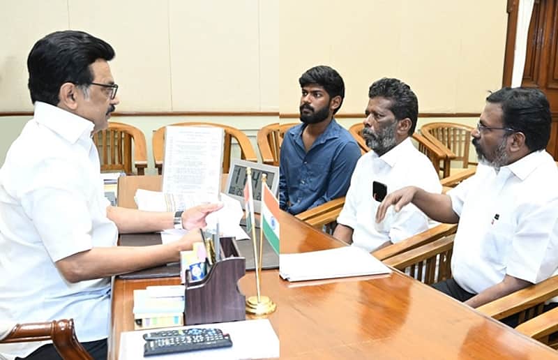 nellai honor killing: Kavin's father meets the mk stalin