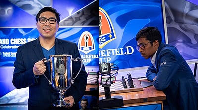 சிங்க்ஃபீல்டு கோப்பையை வென்ற வெஸ்லி: ஜிசிடி இறுதிப் போட்டிக்குத் தேர்வான பிரக்ஞானந்தா!