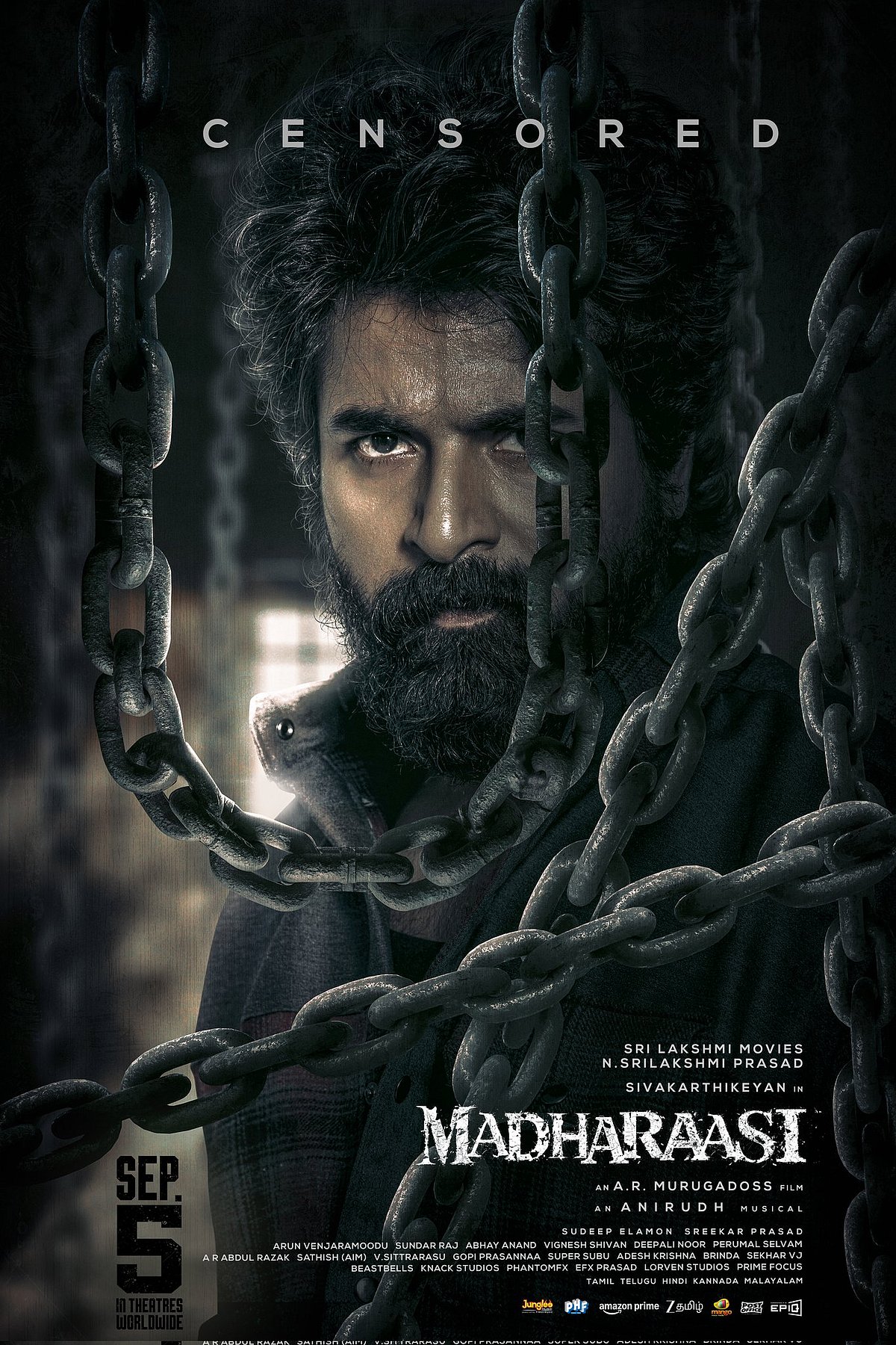 Madharasi Movie Poster. 