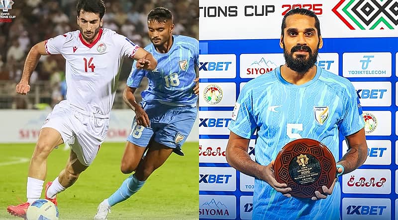 Indian Team win against Tajikistan.