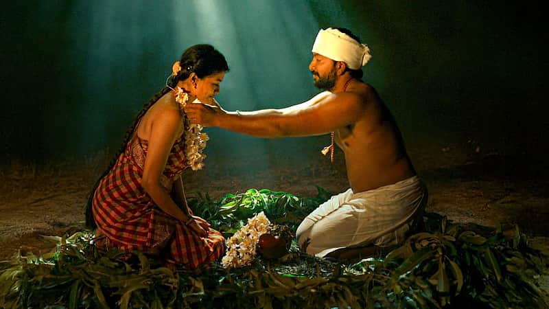 Song poster of the movie Thandakaranyam.