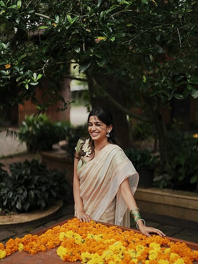 ஓணம் கொண்டாட்டம்... அனந்திகா சனில்குமார்!