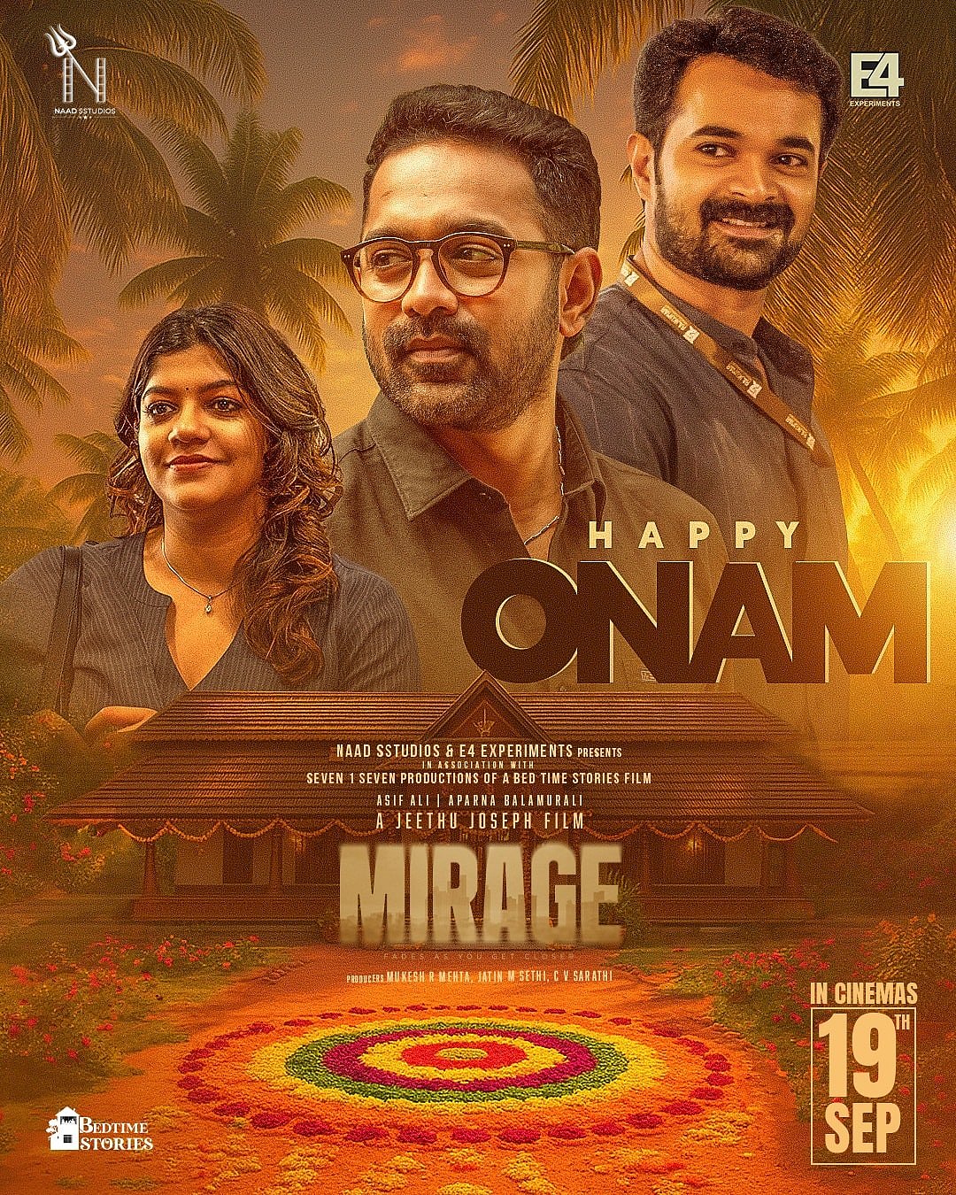 Miraj Film Poster from fb, Jeethu Joseph.