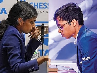 பிரக்ஞானந்தா, வைஷாலி வெற்றி