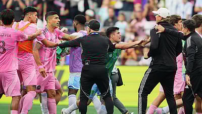 எச்சில் துப்பிய விவகாரம்: இன்டர் மியாமி வீரருக்கு 6 போட்டிகளில் விளையாட தடை!