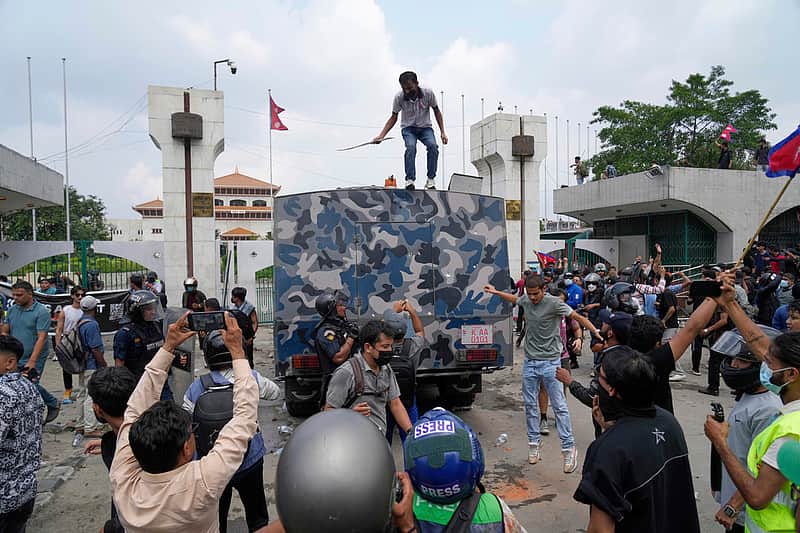 nepal protest