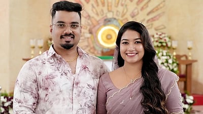 கணவரை அறிமுகப்படுத்தினார் கிரேஸ் ஆண்டனி..! யார் இந்த அபி டாம் சிரியாக்?