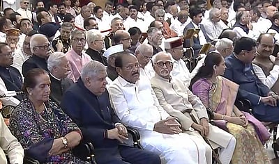 சி.பி. ராதாகிருஷ்ணன் பதவியேற்பு விழா: ஜகதீப் தன்கர் பங்கேற்பு!