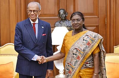 குடியரசுத் தலைவர் முர்முவுடன் மோரீஷஸ் பிரதமர் சந்திப்பு!
