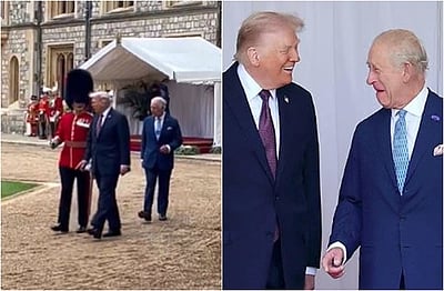 பிரிட்டனின் அரச நெறிமுறைகளை மீறினாரா அதிபர் டிரம்ப்? 