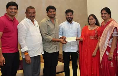 மகனின் திருமண வரவேற்பு தொகையை விவசாயிகளுக்குக் கொடுத்த எம்எல்ஏ!