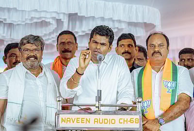 தமிழக அரசின் தடங்கல்களை விஜய் எதிா்கொள்ளத்தான் வேண்டும்: கே.அண்ணாமலை