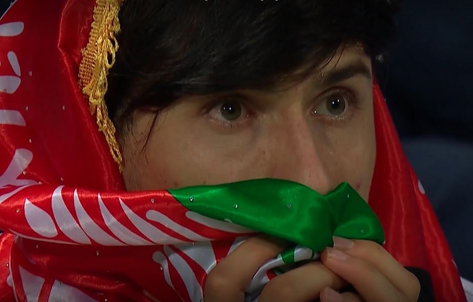 tears in afghan fans 