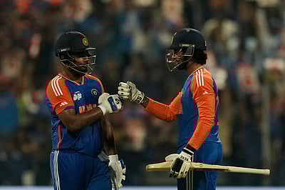 சஞ்சு சாம்சன் அரைசதம்: ஓமனுக்கு 189 ரன்கள் இலக்கு  