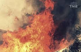 தீ விபத்து: 300 சைக்கிள்கள் சேதம்