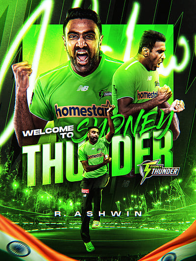 சென்னை டூ சிட்னி..! அஸ்வினை வரவேற்று விடியோ வெளியிட்ட 
சிட்னி தண்டர்!