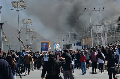 லடாக்கில் ‘ஜென் ஸீ’ போராட்டம் எதிரொலி: கடும் கட்டுப்பாடுகள்!