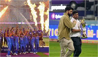 பாகிஸ்தான் அமைச்சர் கையில் வெற்றிக் கோப்பையை வாங்க இந்தியா மறுப்பு! கையோடு எடுத்துச் சென்ற நிர்வாகம்!